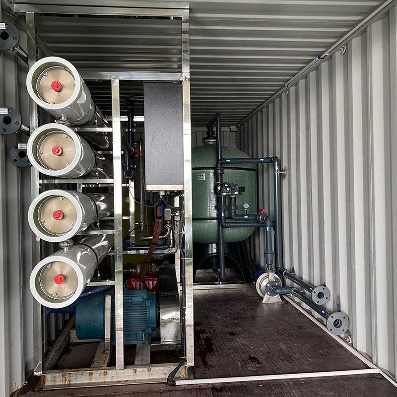 35% Freshwater Recovery Portable Rate Electric Seawater Desalination Device For Island Seawater