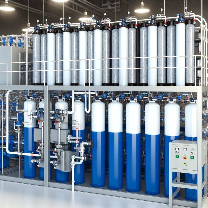 Ultrafiltration Water Treatment System for High Capacity and High Desalination Rate in Large Scale Applications