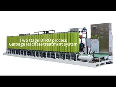 Equipo de tratamiento de lixiviación de vertederos, proceso DTRO en dos etapas, sistema de tratamiento de lixiviación de vertederos